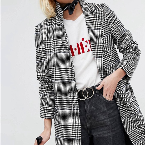 new look plaid jacket